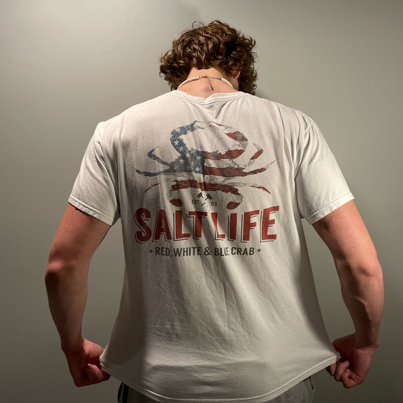 Salt Life Other - Salt Life Beach T-Shirt With Pocket